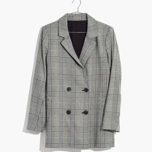 Caldwell Double-Breasted Blazer in Plaid Size XL